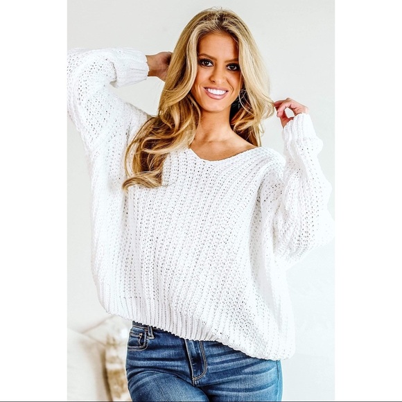 Ivory Spring Sweater - Picture 1 of 6
